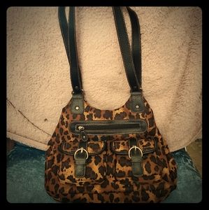 Cute leopard print purse